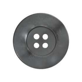 Plastic 4-Hole Button – 42L/27mm – Iridescent Gray with Wide Flat Rim Plastic 4-Hole Button – 42L/27mm – Iridescent Gray with Wide Flat Rim