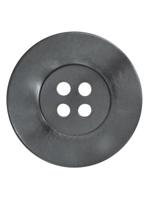 Plastic 4-Hole Button – 42L/27mm – Iridescent Gray with Wide Flat Rim Plastic 4-Hole Button – 42L/27mm – Iridescent Gray with Wide Flat Rim