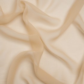 Famous Australian Designer Beige Silk Georgette Famous Australian Designer Beige Silk Georgette