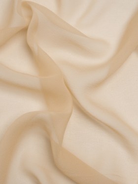 Famous Australian Designer Beige Silk Georgette Famous Australian Designer Beige Silk Georgette