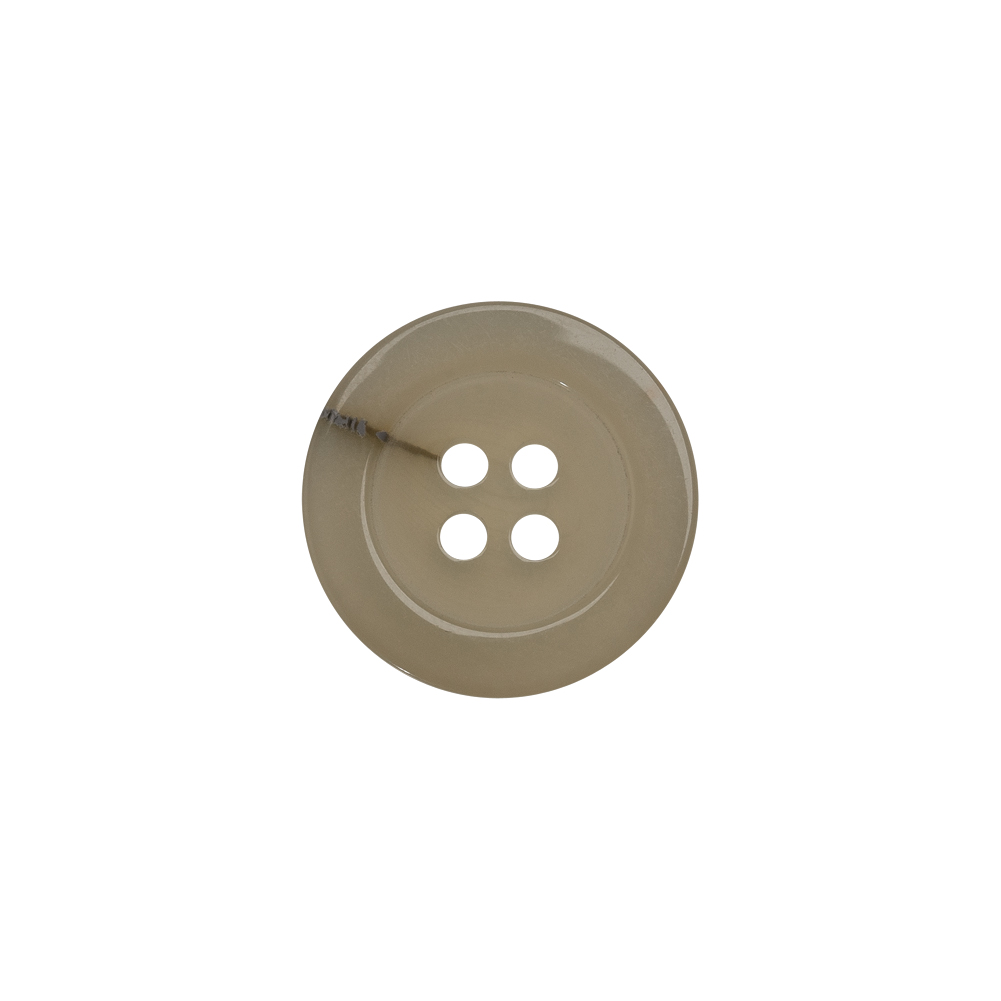 Plastic 4-Hole Button – 24L/15mm – Translucent Ivory with Gray Inclusion Plastic 4-Hole Button – 24L/15mm – Translucent Ivory with Gray Inclusion
