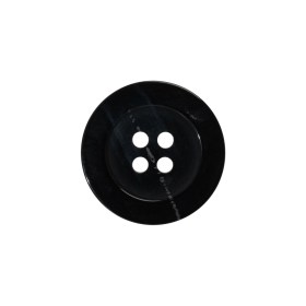 Plastic 4-Hole Button – 32L/20mm – Black and Gray Streaks Plastic 4-Hole Button – 32L/20mm – Black and Gray Streaks