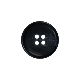 Plastic 4-Hole Button – 32L/20mm – Black with Gray Swirls Plastic 4-Hole Button – 32L/20mm – Black with Gray Swirls