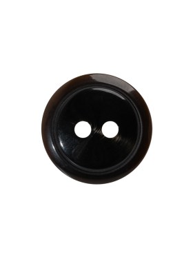 Plastic 2-Hole Button – 28L/18mm – Dark Brown Low Convex Plastic 2-Hole Button – 28L/18mm – Dark Brown Low Convex