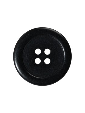 Plastic 4-Hole Button – 35L/22mm – Classic Black Plastic 4-Hole Button – 35L/22mm – Classic Black