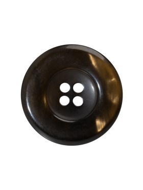 Plastic 4-Hole Button – 36L/23mm – Almost Translucent Pearlescent Brown Wide Rim Plastic 4-Hole Button – 36L/23mm – Almost Translucent Pearlescent Brown Wide Rim