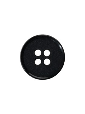 4-Hole Plastic Button – 24L/15mm – Matte Black Narrow Rim 4-Hole Plastic Button – 24L/15mm – Matte Black Narrow Rim