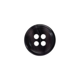 4-Hole Plastic Button Made in Italy – 24L/15mm – Violet Semi-Translucent 4-Hole Plastic Button Made in Italy – 24L/15mm – Violet Semi-Translucent