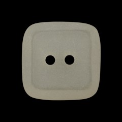 Square Plastic 2-Hole Button – 40L/25.5mm – Frosted Translucent Off White Square Plastic 2-Hole Button – 40L/25.5mm – Frosted Translucent Off White