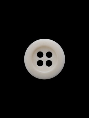 Plastic 4-Hole Shirt Button – 20L/12.5mm – Off White Plastic 4-Hole Shirt Button – 20L/12.5mm – Off White