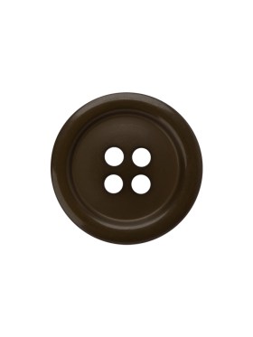 Plastic 4-Hole Button – 30L/19mm – Classic Brown Plastic 4-Hole Button – 30L/19mm – Classic Brown