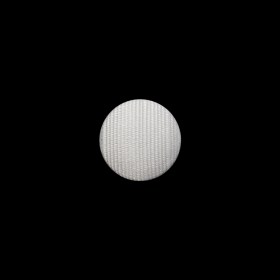 Fabric Covered Sew On Button – 18L/11.5mm – White Ribbed Ottoman Fabric Fabric Covered Sew On Button – 18L/11.5mm – White Ribbed Ottoman Fabric