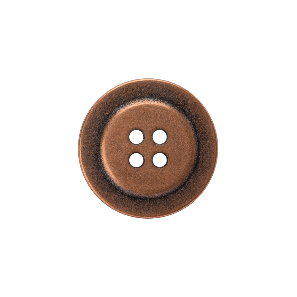 Metal 4-Hole Button – 32L/20mm – Copper Metal 4-Hole Button – 32L/20mm – Copper