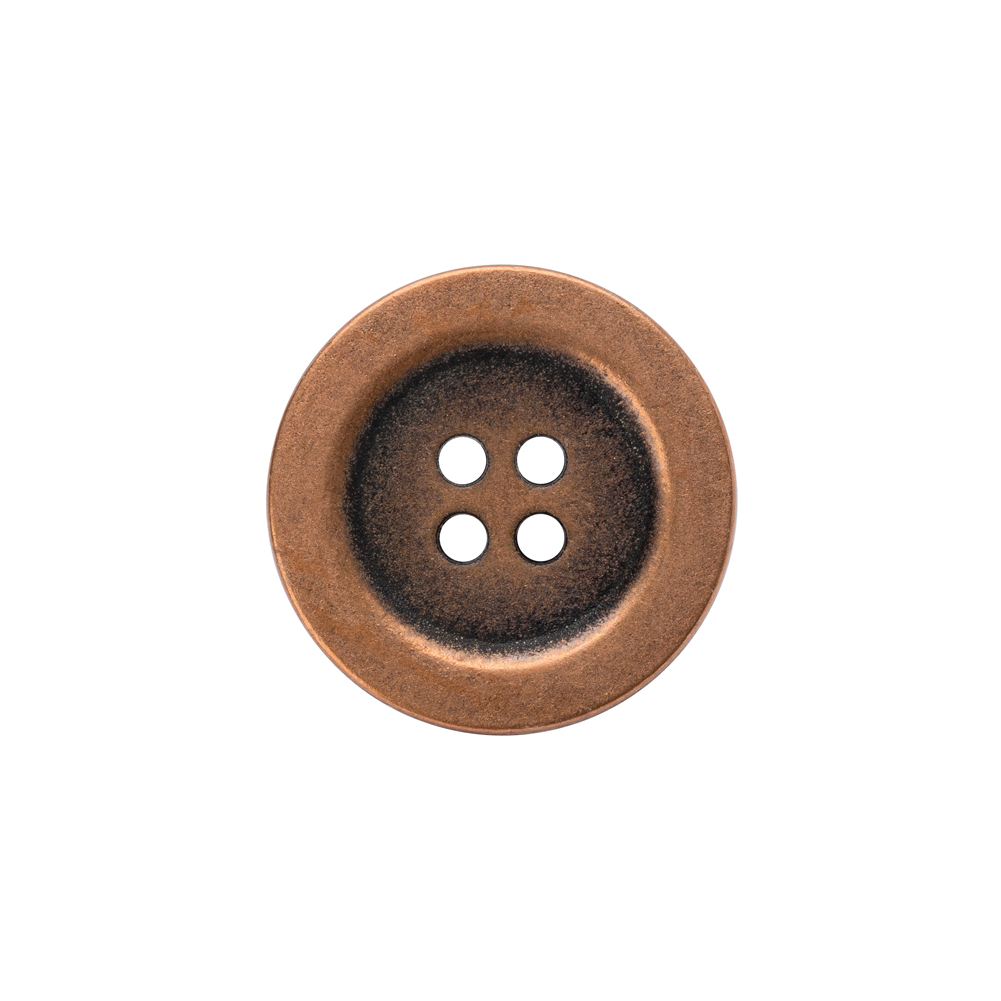 Metal 4-Hole Button – 32L/20mm – Copper Metal 4-Hole Button – 32L/20mm – Copper