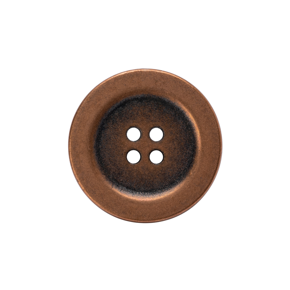 Metal 4-Hole Button – 36L/23mm – Copper Metal 4-Hole Button – 36L/23mm – Copper