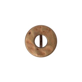 Metal Shank Back Button – 24L/15mm – Copper Ring Metal Shank Back Button – 24L/15mm – Copper Ring