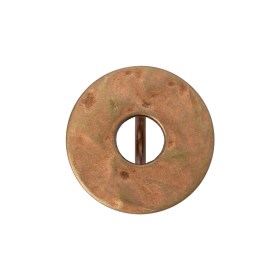 Metal Shank Back Button – 36L/23mm – Copper Ring Metal Shank Back Button – 36L/23mm – Copper Ring