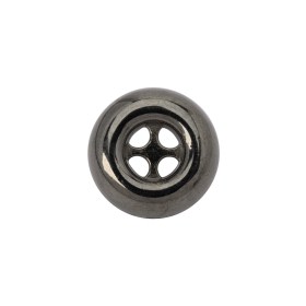 Metal 4-Hole Button – 28L/18mm – Gunmetal Inkwell Metal 4-Hole Button – 28L/18mm – Gunmetal Inkwell