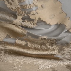 Beige and Black Metallic Abstract Luxury Burnout Brocade Beige and Black Metallic Abstract Luxury Burnout Brocade