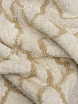 Sandstone Abstract Lines Chenille and Boucle Upholstery Jacquard Sandstone Abstract Lines Chenille and Boucle Upholstery Jacquard