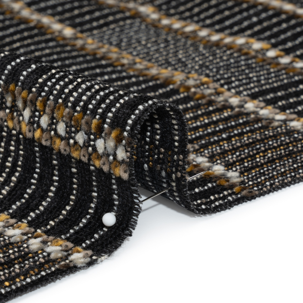 Mudstone Stripes and Ladders Chenille Woven Mudstone Stripes and Ladders Chenille Woven