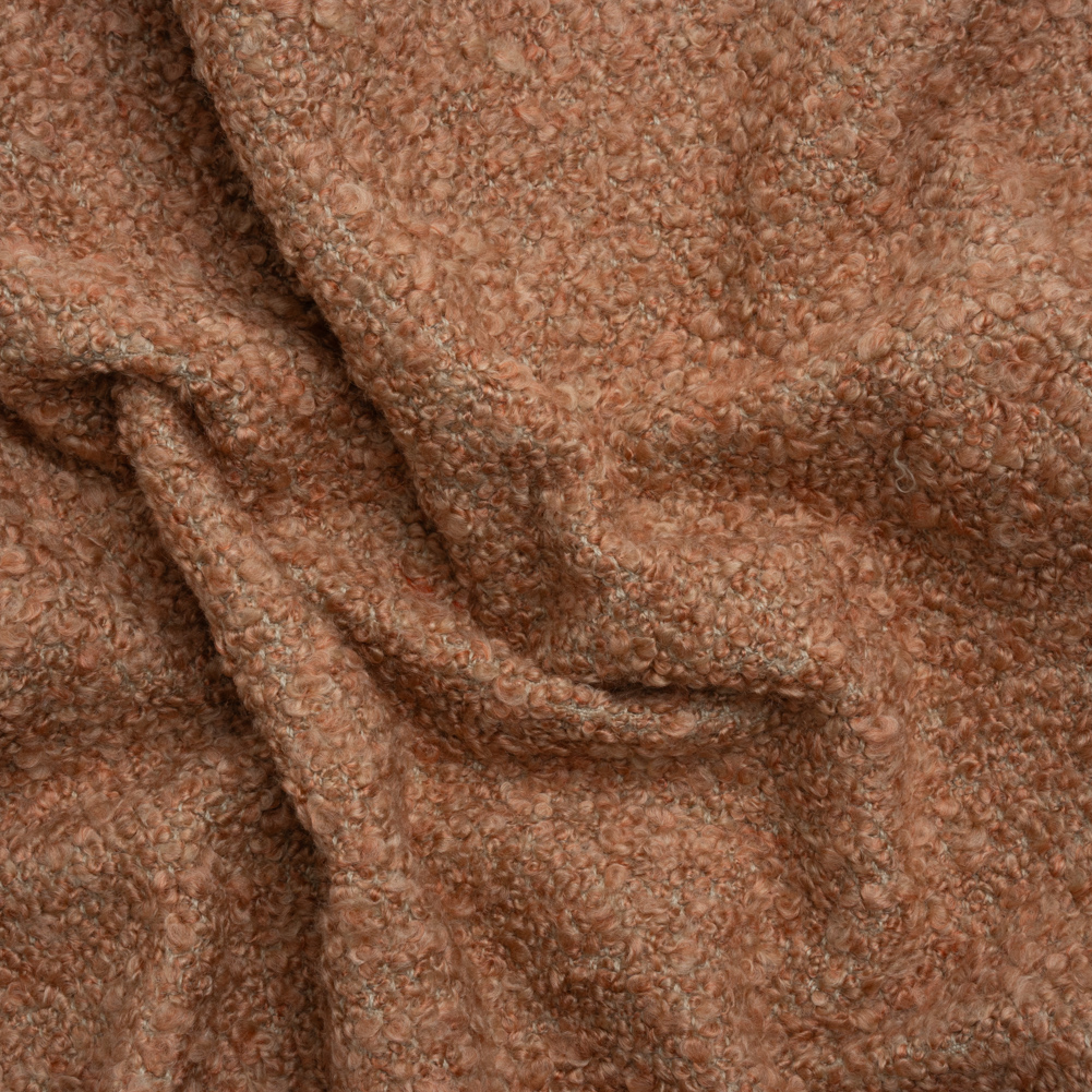 Blush Fluffy Upholstery Boucle Blush Fluffy Upholstery Boucle