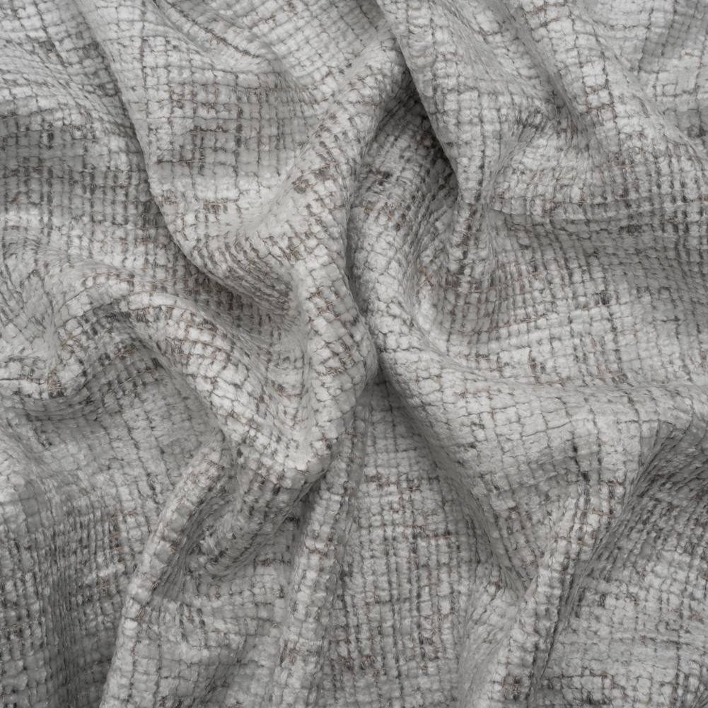 Ice Distressed Look Chenille Upholstery Woven Ice Distressed Look Chenille Upholstery Woven