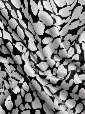 Onyx Animal Spots Textured Chenille Jacquard Onyx Animal Spots Textured Chenille Jacquard