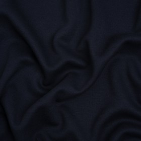 Polyester and Viscose Pique Knit – Dark Navy – Deadstock Polyester and Viscose Pique Knit – Dark Navy – Deadstock