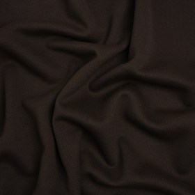 Polyester and Viscose Pique Knit – Chocolate Brown – Deadstock Polyester and Viscose Pique Knit – Chocolate Brown – Deadstock