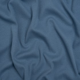 Stretch Cotton 2×2 Rib Knit – Country Blue – Deadstock Stretch Cotton 2×2 Rib Knit – Country Blue – Deadstock