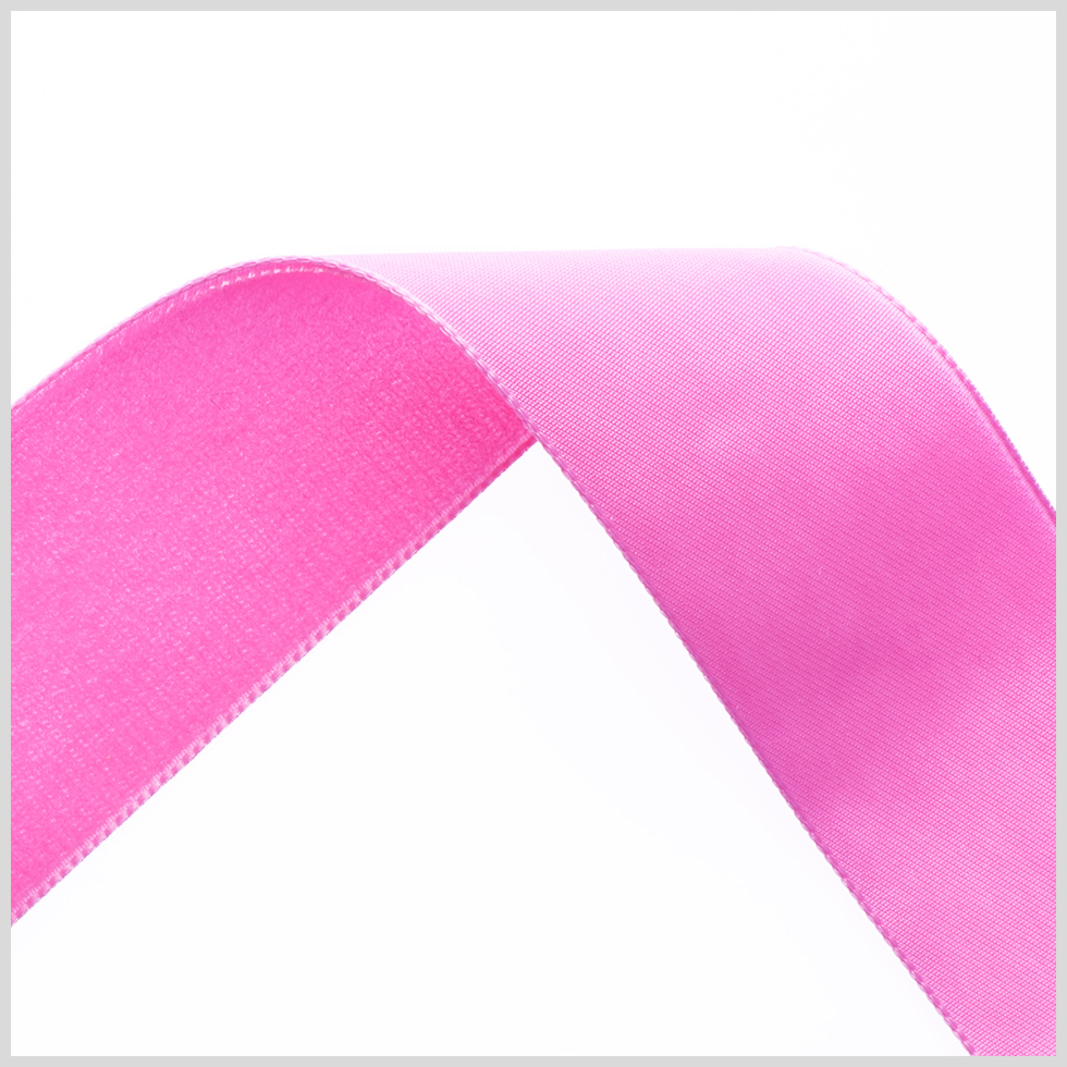 1.375" Shocking Pink Nylon Velvet Ribbon