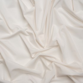 Famous Australian Designer Egret Stretch Polyester Jersey Famous Australian Designer Egret Stretch Polyester Jersey