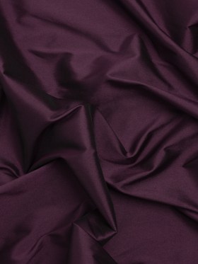 Polyester Taffeta – Plain Dyed Aubergine – Bellamy Collection Polyester Taffeta – Plain Dyed Aubergine – Bellamy Collection