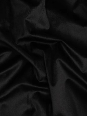 Polyester Velvet – Black – Deadstock Polyester Velvet – Black – Deadstock