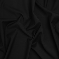 Stretch Creped Wool Suiting – Black – Deadstock Stretch Creped Wool Suiting – Black – Deadstock
