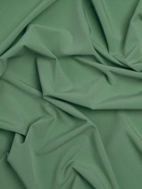 Stretch Recycled Polyester Crepe de Chine – Seafoam Green – Deadstock Stretch Recycled Polyester Crepe de Chine – Seafoam Green – Deadstock