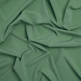 Stretch Recycled Polyester Crepe de Chine – Seafoam Green – Deadstock Stretch Recycled Polyester Crepe de Chine – Seafoam Green – Deadstock