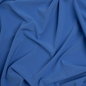 Stretch Polyester Woven – Blue – Deadstock Stretch Polyester Woven – Blue – Deadstock