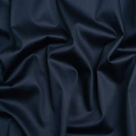 Mercerized Organic Egyptian Cotton Shirting – Dark Navy – Ravello Collection Mercerized Organic Egyptian Cotton Shirting – Dark Navy – Ravello Collection