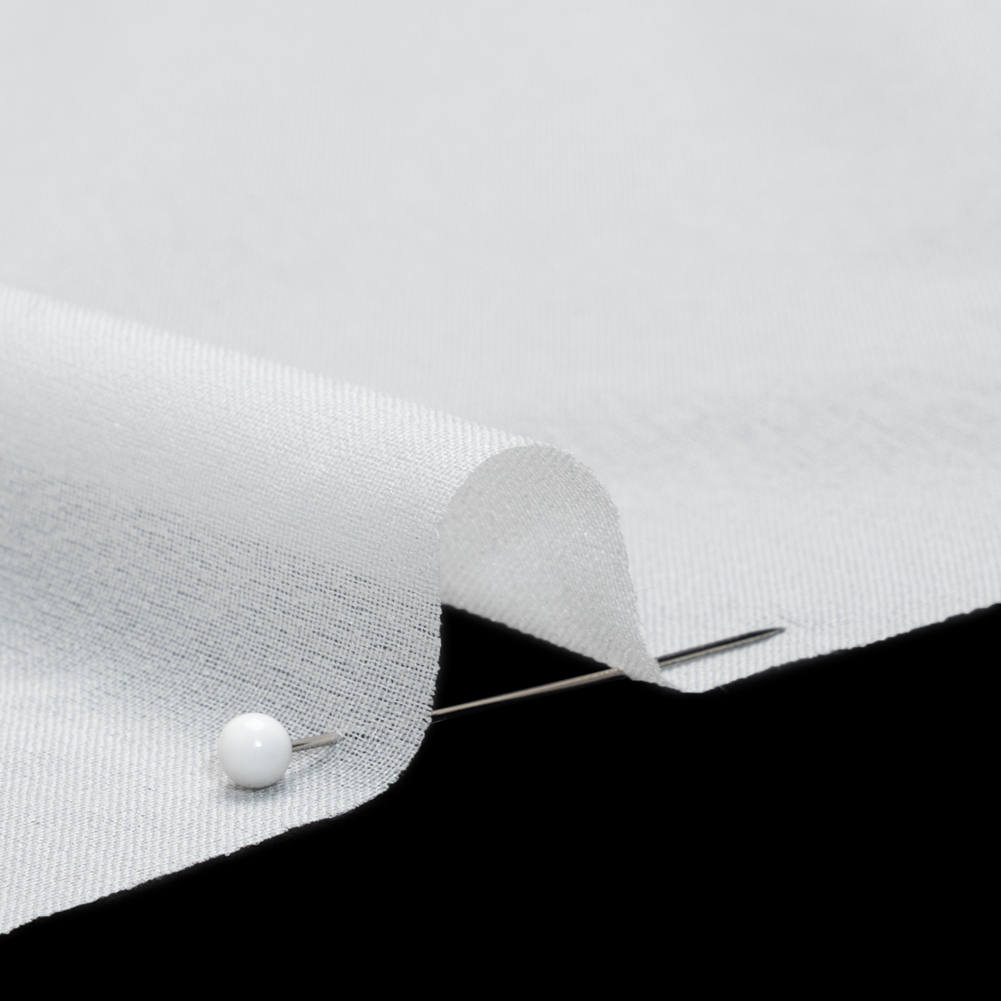 Lightweight Woven Fusible Interlining Single Side by Alice and Olivia - White - Made in America