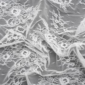 Chantilly Lace – White Floral Bunches Chantilly Lace – White Floral Bunches