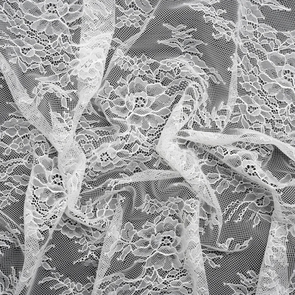 Chantilly Lace – White Flowers on a Net Chantilly Lace – White Flowers on a Net