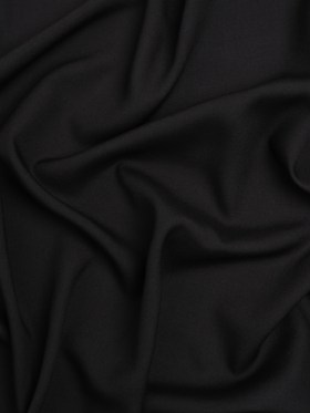 Medium-weight Rayon Batiste – Black – Loreto Collection Medium-weight Rayon Batiste – Black – Loreto Collection