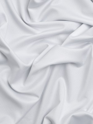 Stretch Recycled Polyester Jersey, Wicking with Odorless Finish – White Stretch Recycled Polyester Jersey, Wicking with Odorless Finish – White