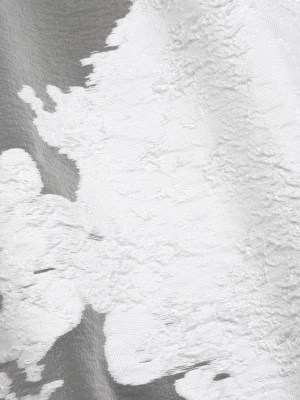 Metallic Burnout Luxury Brocade – White Abstract Crinkled Borders Metallic Burnout Luxury Brocade – White Abstract Crinkled Borders