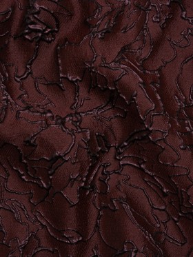 Metallic Luxury Brocade – Burgundy Floral Outlines Metallic Luxury Brocade – Burgundy Floral Outlines
