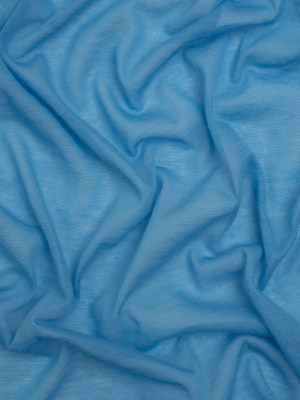 Featherweight Cotton Jersey – Sky Blue – Designer Deadstock Featherweight Cotton Jersey – Sky Blue – Designer Deadstock