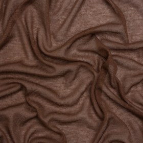 Lightweight Polyester Interlock Knit – Light Brown – Designer Deadstock Lightweight Polyester Interlock Knit – Light Brown – Designer Deadstock