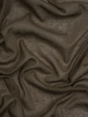 Lightweight Cotton Interlock Knit – Stone Gray – Designer Deadstock Lightweight Cotton Interlock Knit – Stone Gray – Designer Deadstock